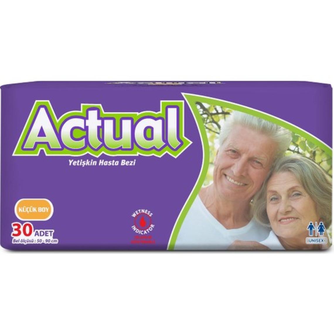 Actual Small Beden Küçük Boy Yetişkin Hasta Bezi 30 Adet