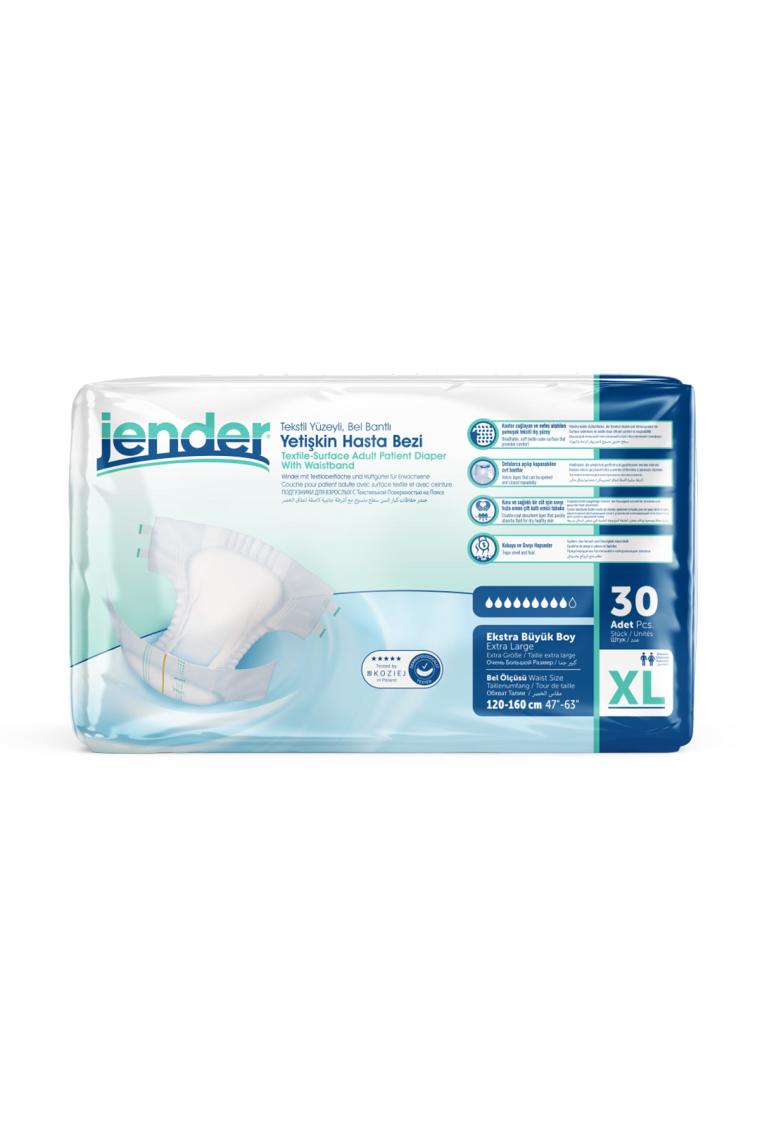 Bel Bantlı Hasta Bezi 30'lu X-large 2 Paket