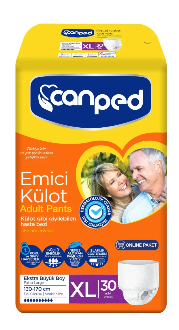 Canped Emici Külot Ekstra Büyük XL  30'lu