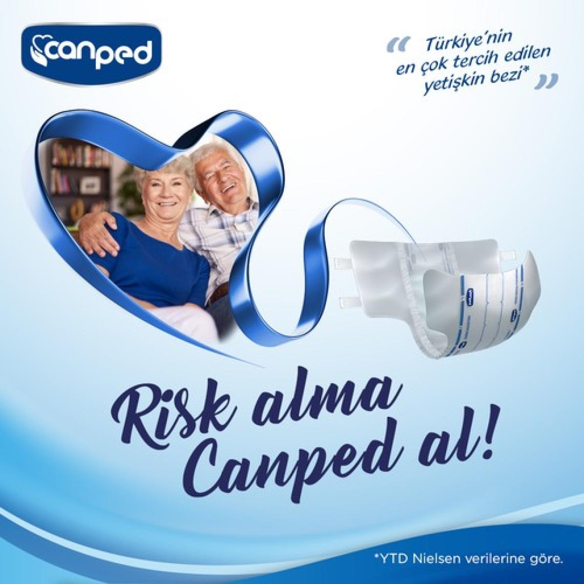 Canped Belbantlı Yetişkin Hasta Bezi (Xl) 30'lu 60 Adet