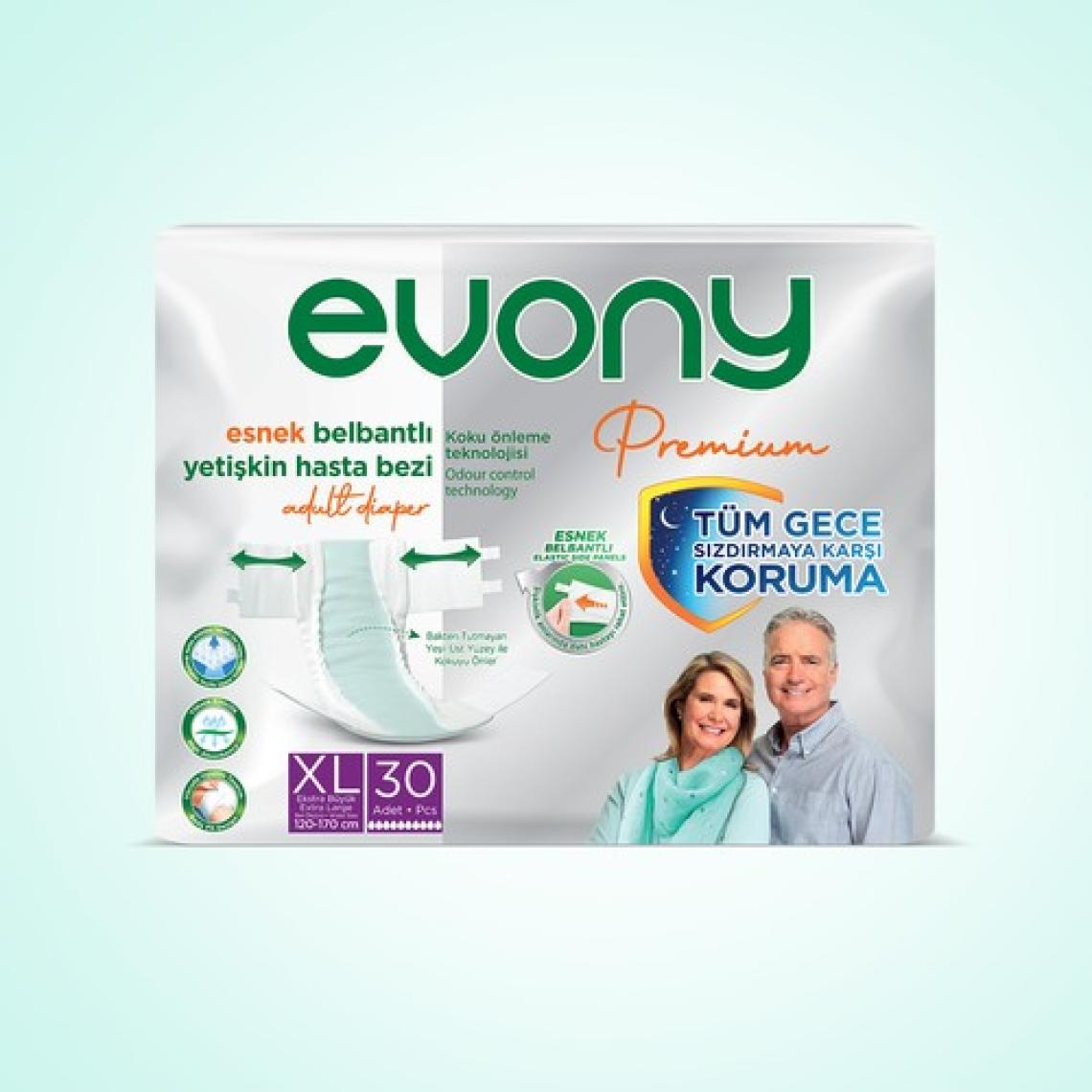 EVONY Premium Yetişkin Bezi X-Large 30 Adet