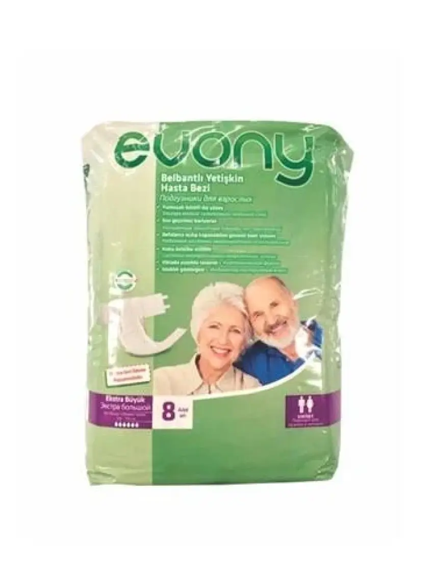 EVONY Yetişkin Bezi X-Large 8 Adet