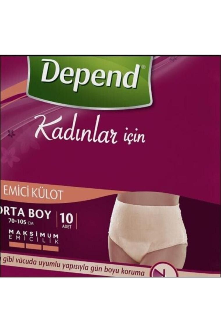 Kadın Emici Külot Hasta Bezi Orta Boy Medium Beden 120 Adet