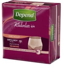 Kadın Emici Külot Hasta Bezi Orta Boy Medium Beden 120 Adet