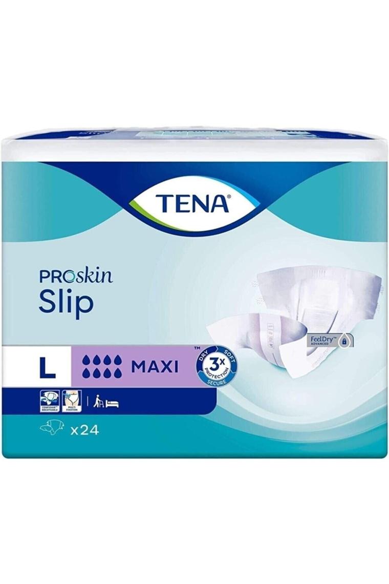 Slip 8 Damla Maxi Premium Büyük Boy Large Belbantlı Hasta Bezi 24'lü 1 Paket