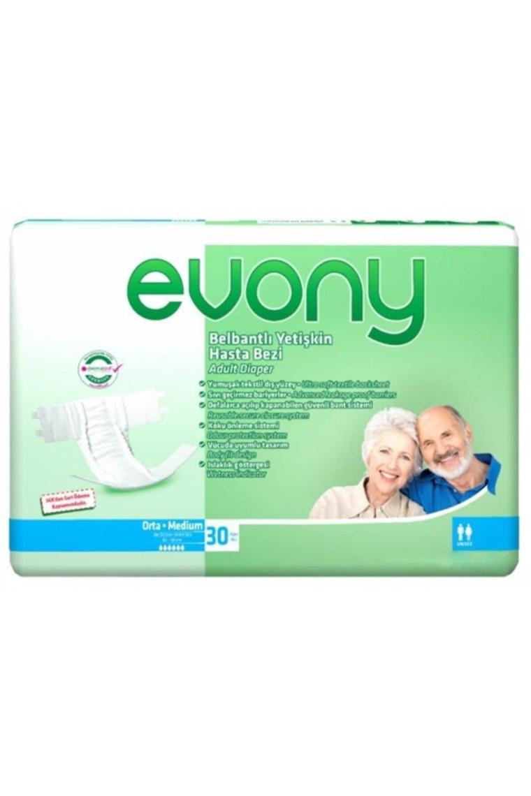 Evony Belbantlı Orta Boy (M) 30'lu Hasta Bezi