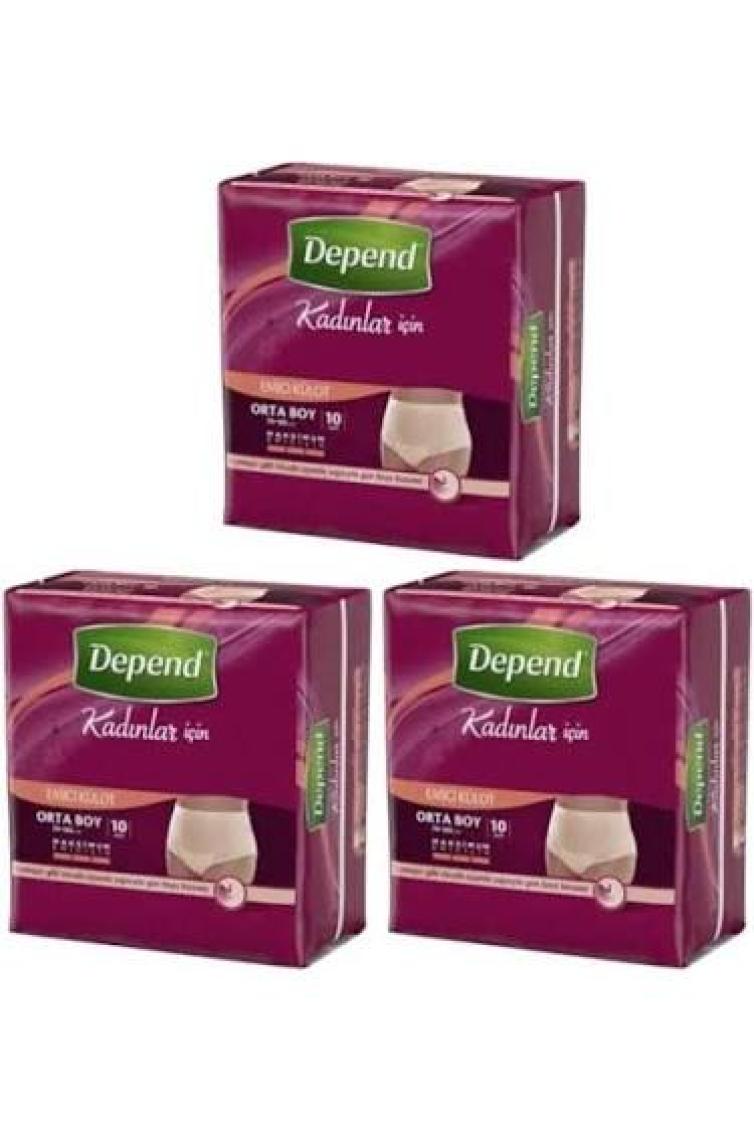 Depend Hasta Bezi Külot Kadın Medium 30 Adet