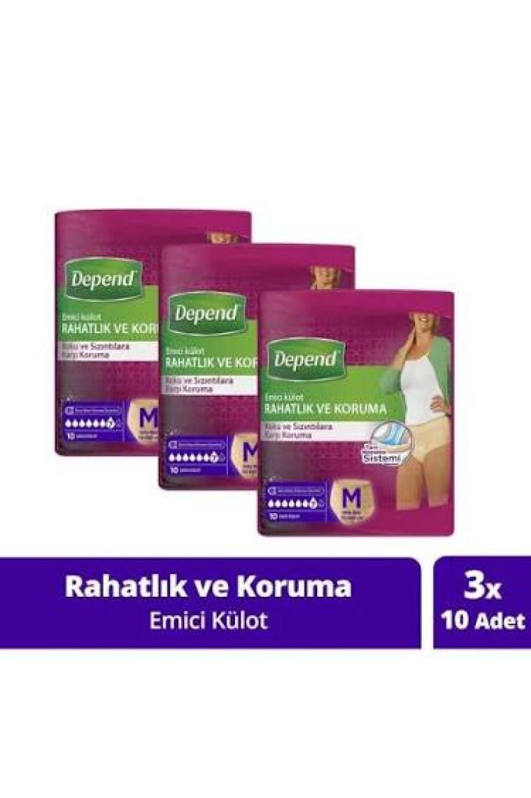 Depend Hasta Bezi Külot Kadın Medium 30 Adet