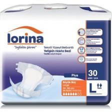 Lorina Emici Bel Bantlı Hasta Bezi Large 30 Adet