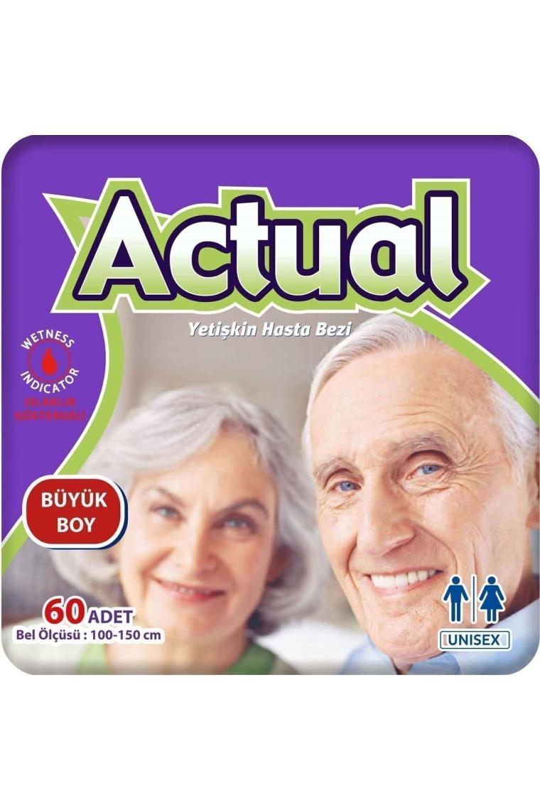 2'li Large Beden Büyük Boy Yetişkin Hasta Bezi 30x2 (60 Adet)