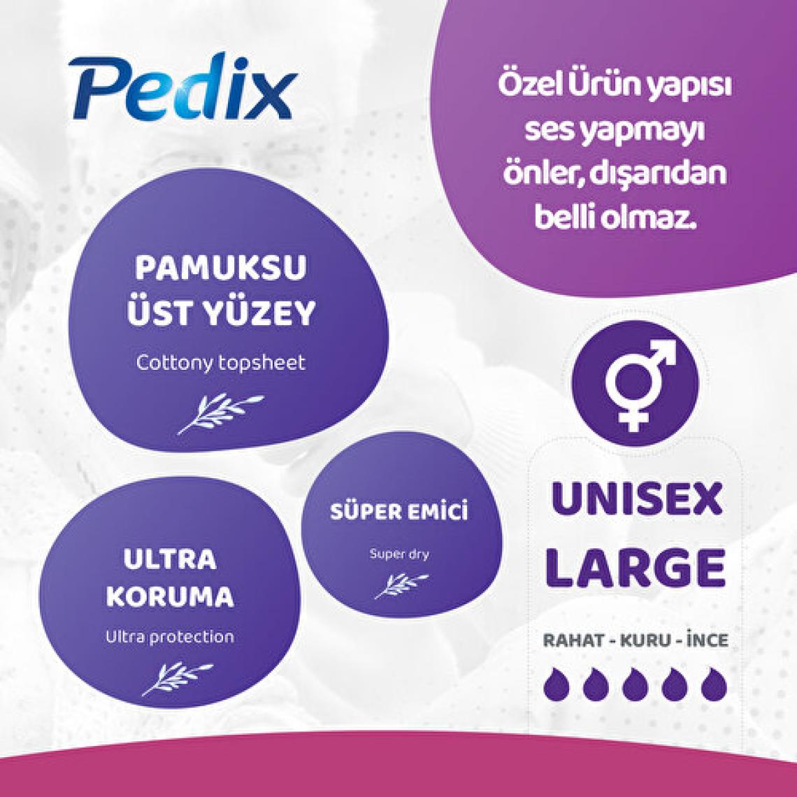Pedix Mesane Pedi Büyük Boy Large 10'lu