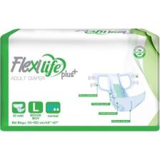 Flexilife Plus+  Hasta Bezi  Bel Bantlı Bağlamalı Large 30'lu