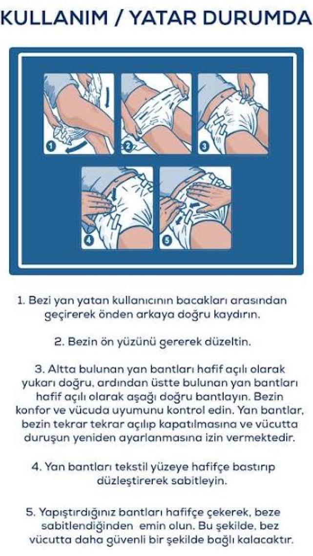Jender Hasta Bezi M Bağlamalı 2 Paket 60 Bez