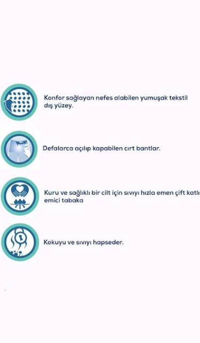 Jender Hasta Bezi M Bağlamalı 2 Paket 60 Bez