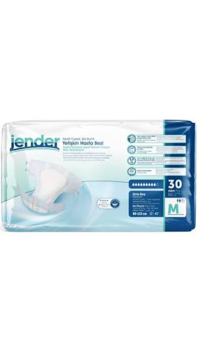 Jender Hasta Bezi M Bağlamalı 2 Paket 60 Bez