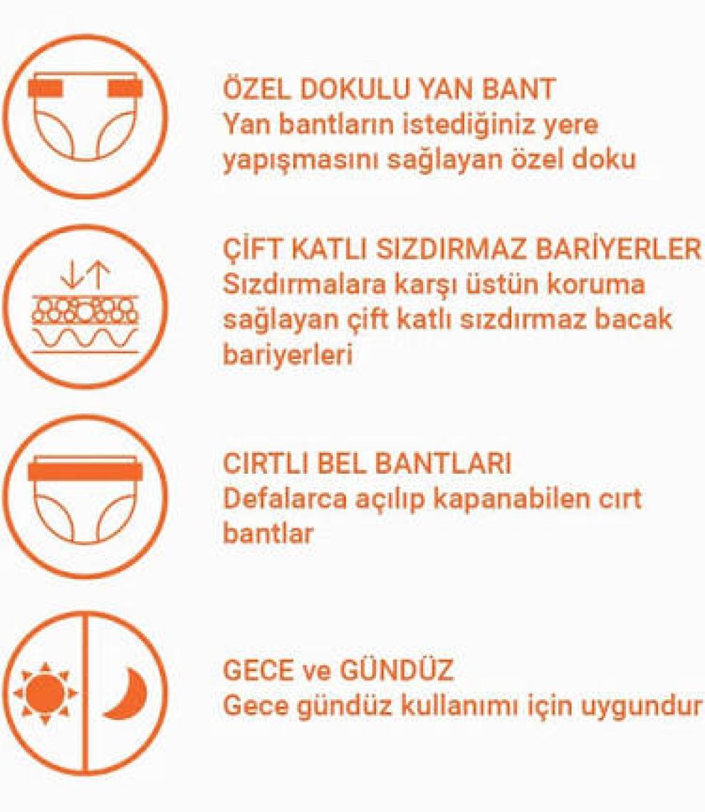 Lorina Emici Bel Bantlı Hasta Bezi Xlarge 30 Adet