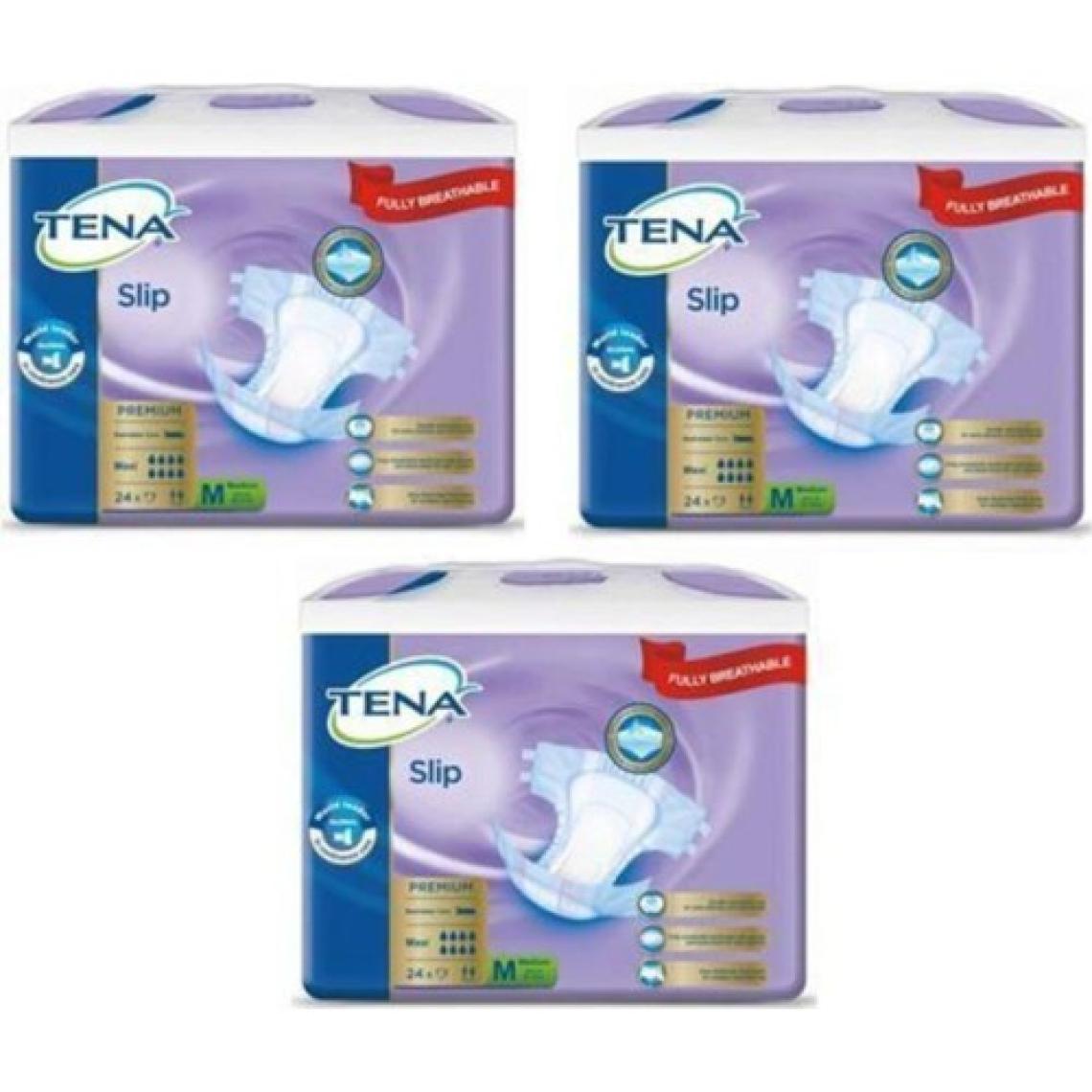 Tena Maxi 8 Damla Belbantlı M Beden Hasta Bezi 24 lü 3 Paket