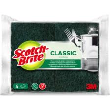 Scotch Brite Yeşil Klasik Sünger 4 Lü