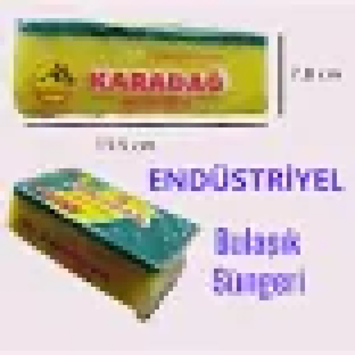 Karadağ Endüstriyel Büyük Boy Bulaşık Süngeri 4 Adet Ayrı Paket
