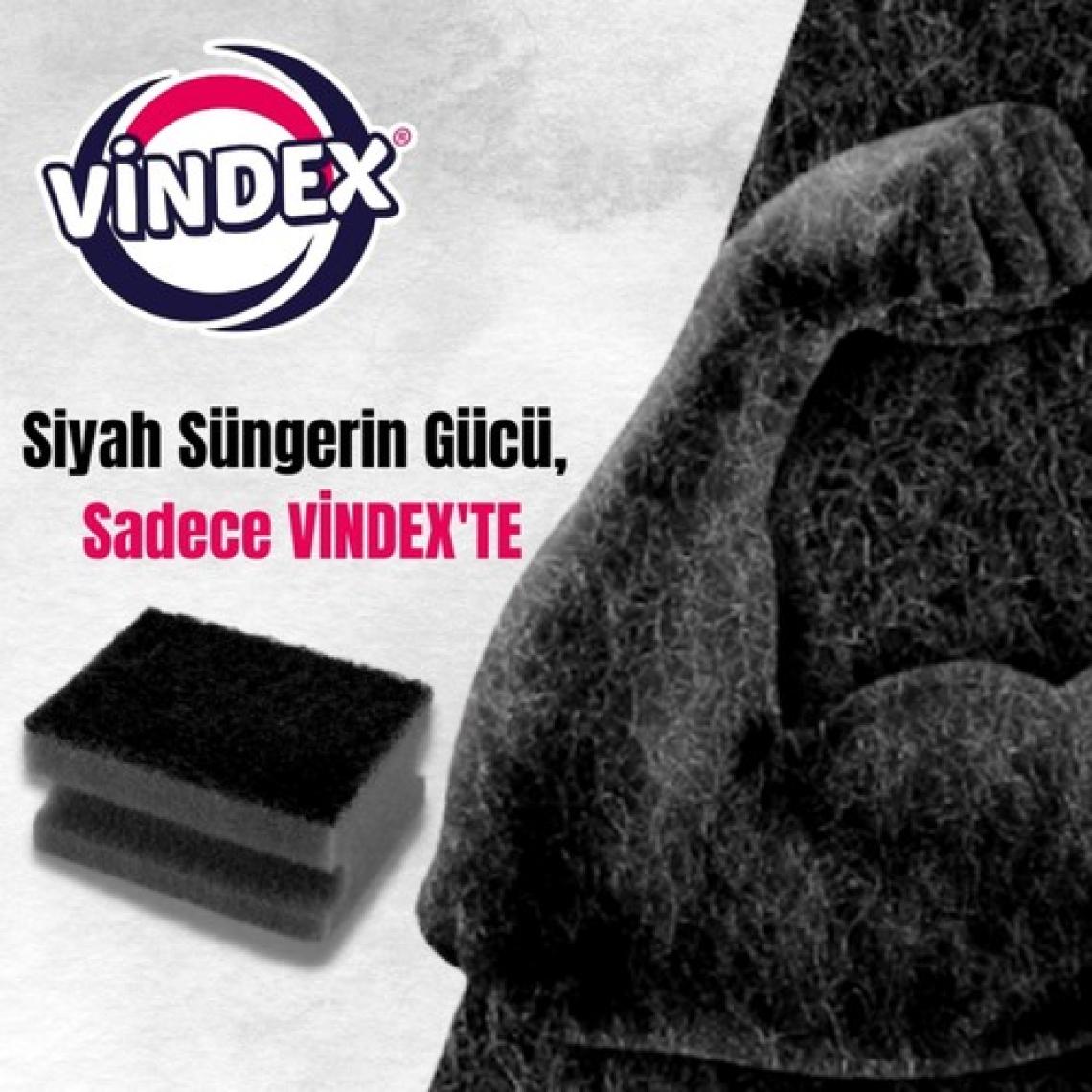 Vindex Glitters Ekstra Bulaşık Süngeri 4'lü