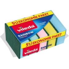 Vileda 5'li Rainbow Bulaşık Süngeri