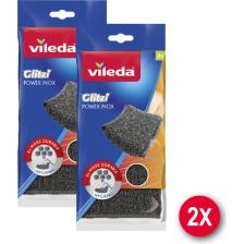 Vileda 2 Paket 2'li Power Inox Çelik Bulaşık Sünger