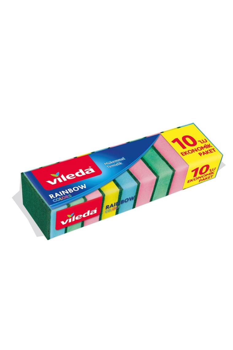 Vileda Rainbow 10'lu Bulaşık Süngeri