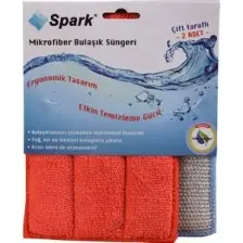 Spark Çift Taraflı Mikrofiber Bulaşık Süngeri