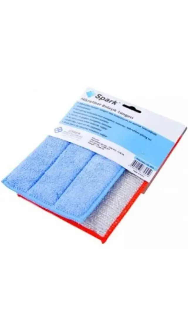 Spark Çift Taraflı Mikrofiber Bulaşık Süngeri