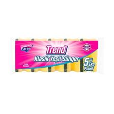 Trend Klasik Oluklu Sünger 5'li
