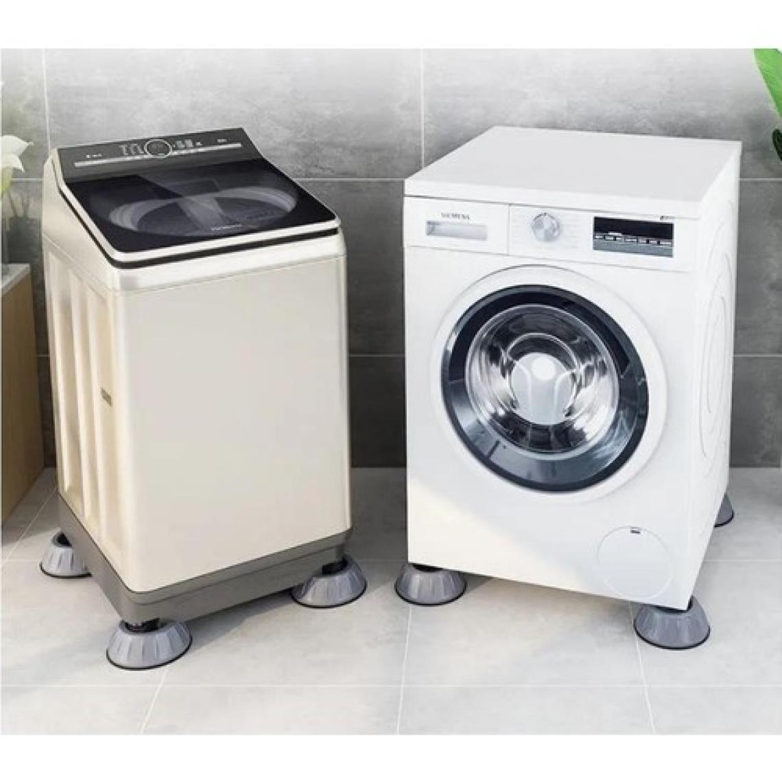 KENPAZAR First Plus Çamaşır Makinesi Titreşim Engelleyici Stoper gri 4 Lü Set