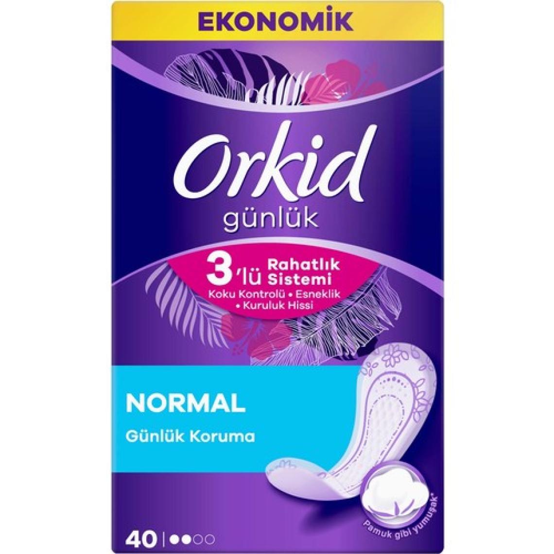 Orkid Günlük Ped Normal 40 Adet Ekonomik Paket