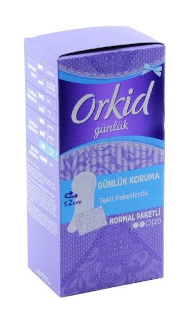 Orkid Günlük Ped Normal Tekli Paket 20 Ped