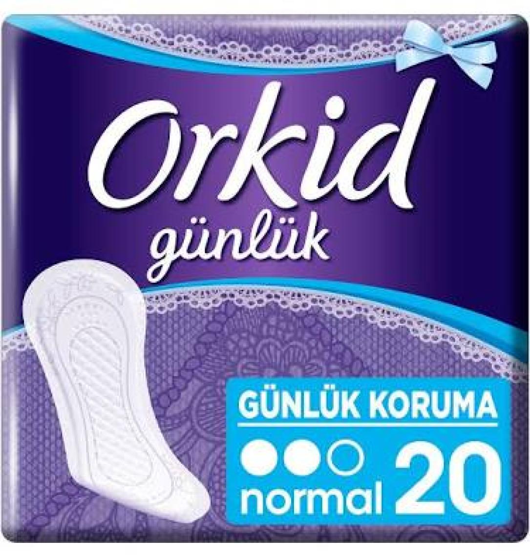 Orkid Günlük Ped Normal Tekli Paket 20 Ped