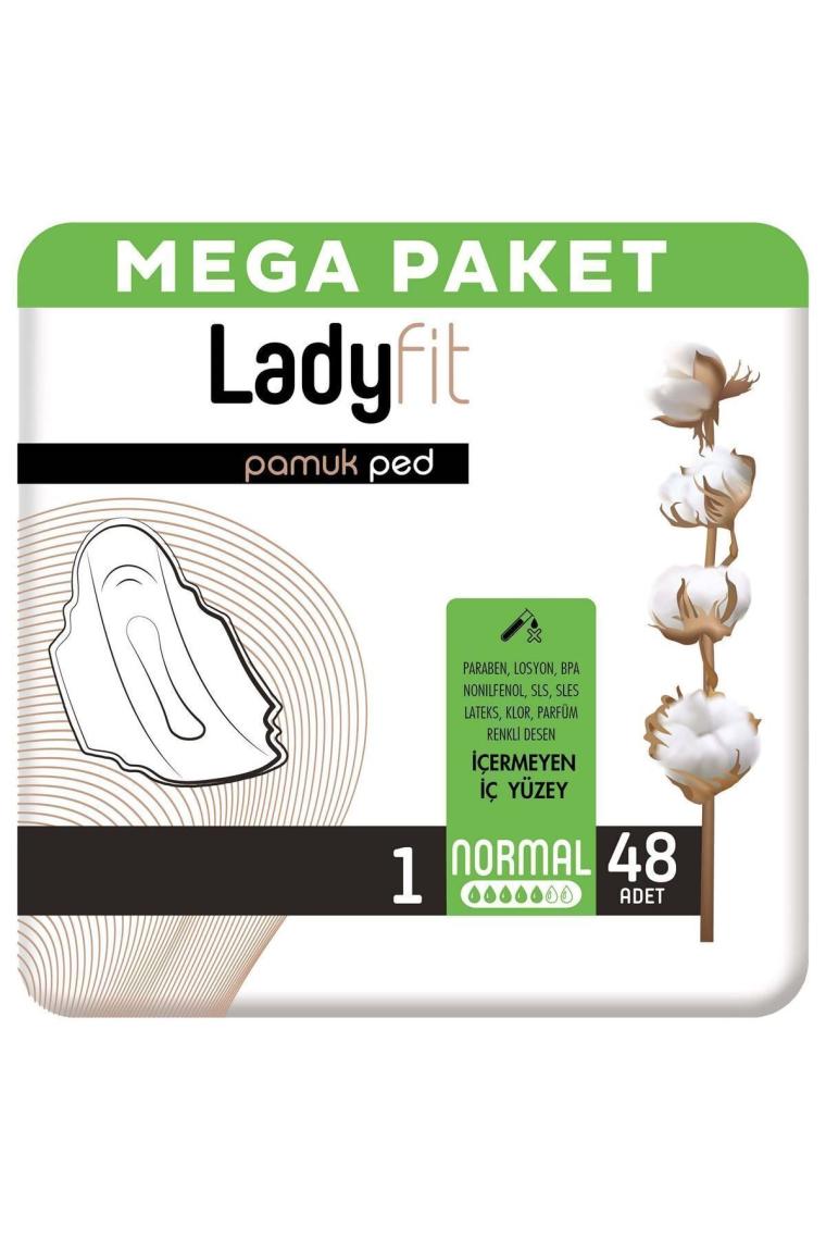 Ladyfit Pamuk Ped Mega Normal 48 Ped