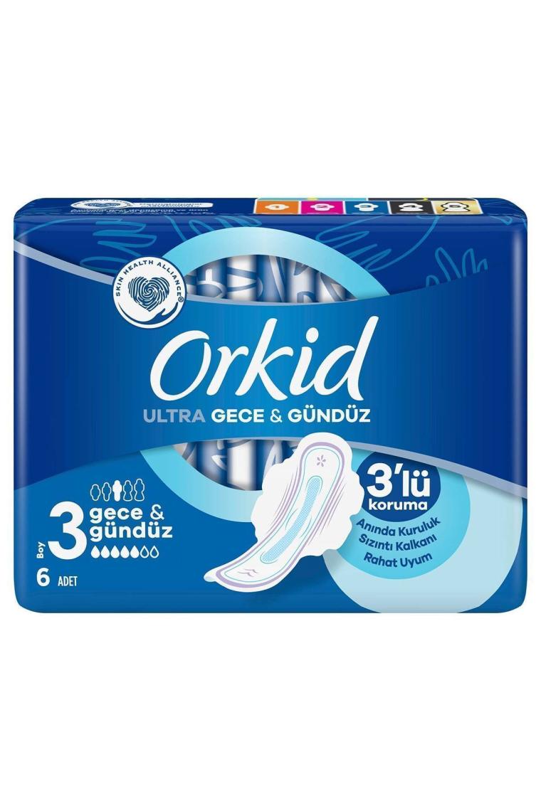 Ultra Gece & Gündüz (boy 3) 6 Adet Hijyenik Ped