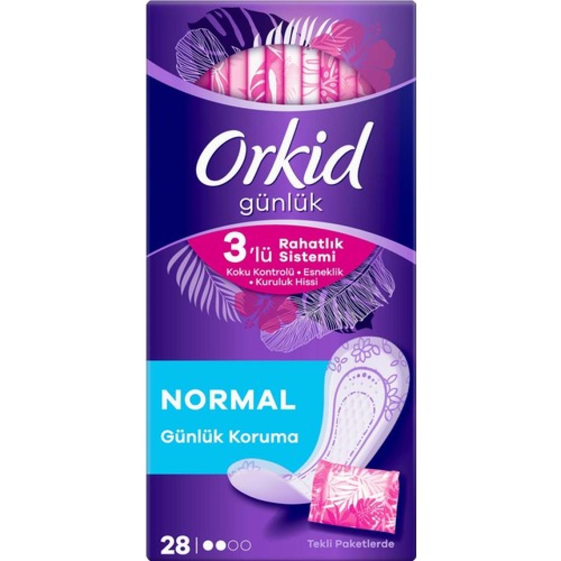 Orkid Günlük Ped Günlük Koruma 28 Adet Ekonomik Paket (Tekli Paketlerde)