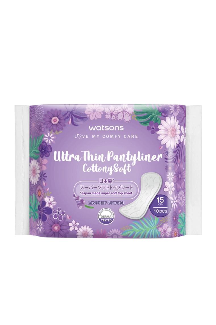 Watsons Cottony Soft Ultra İnce Lavanta Kokulu 10'lu Günlük Ped