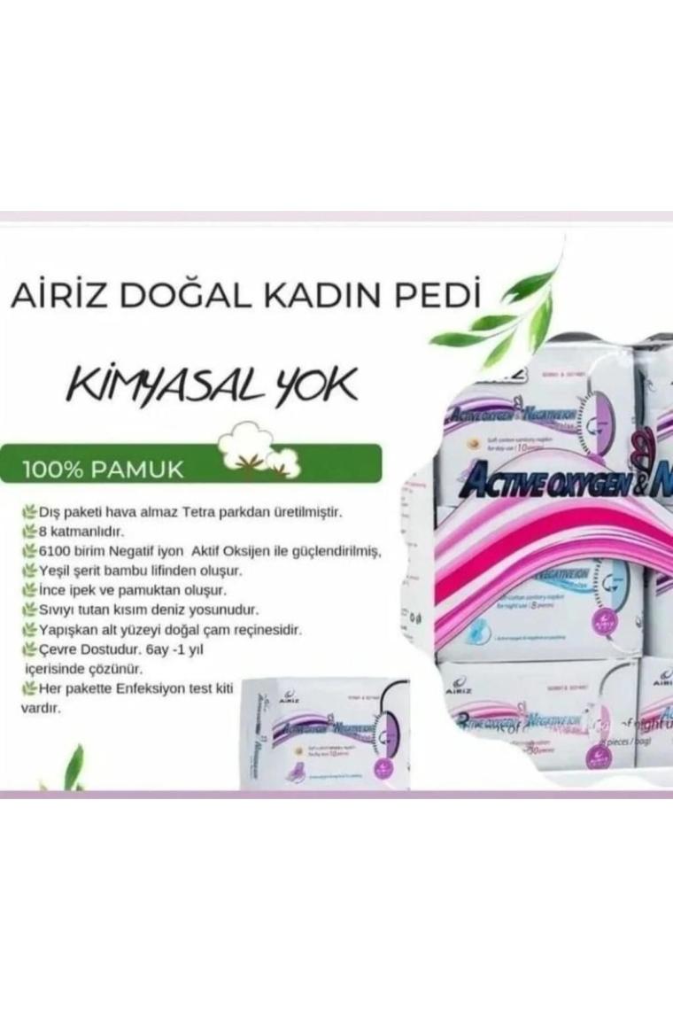 Hijyenik Kadın Pedi 6'lı Paket 98 Adet (60 Günlük 30 Gündüz 8 Gece)