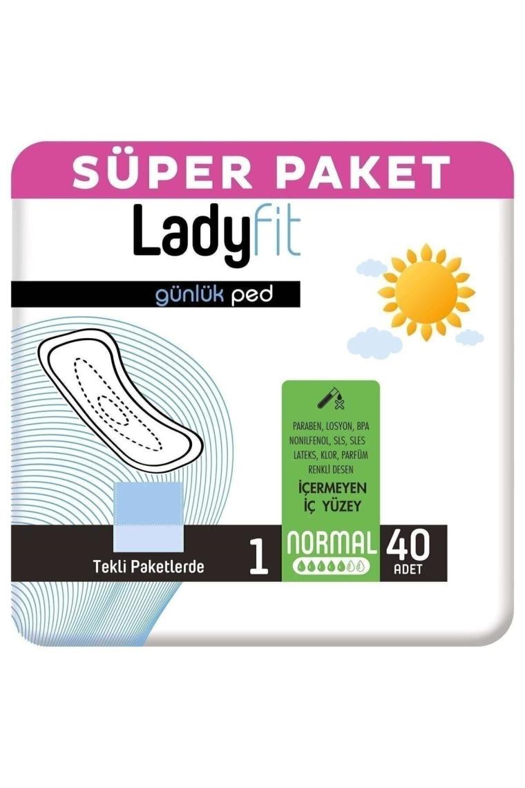 Ladyfit Günlük Ped Normal 40'lı