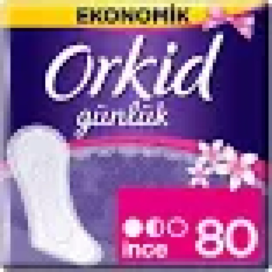 Orkid Yaprak Pamuksu Günlük Ped Deo Fresh Dev Ekonomi Paketi 80 Ped