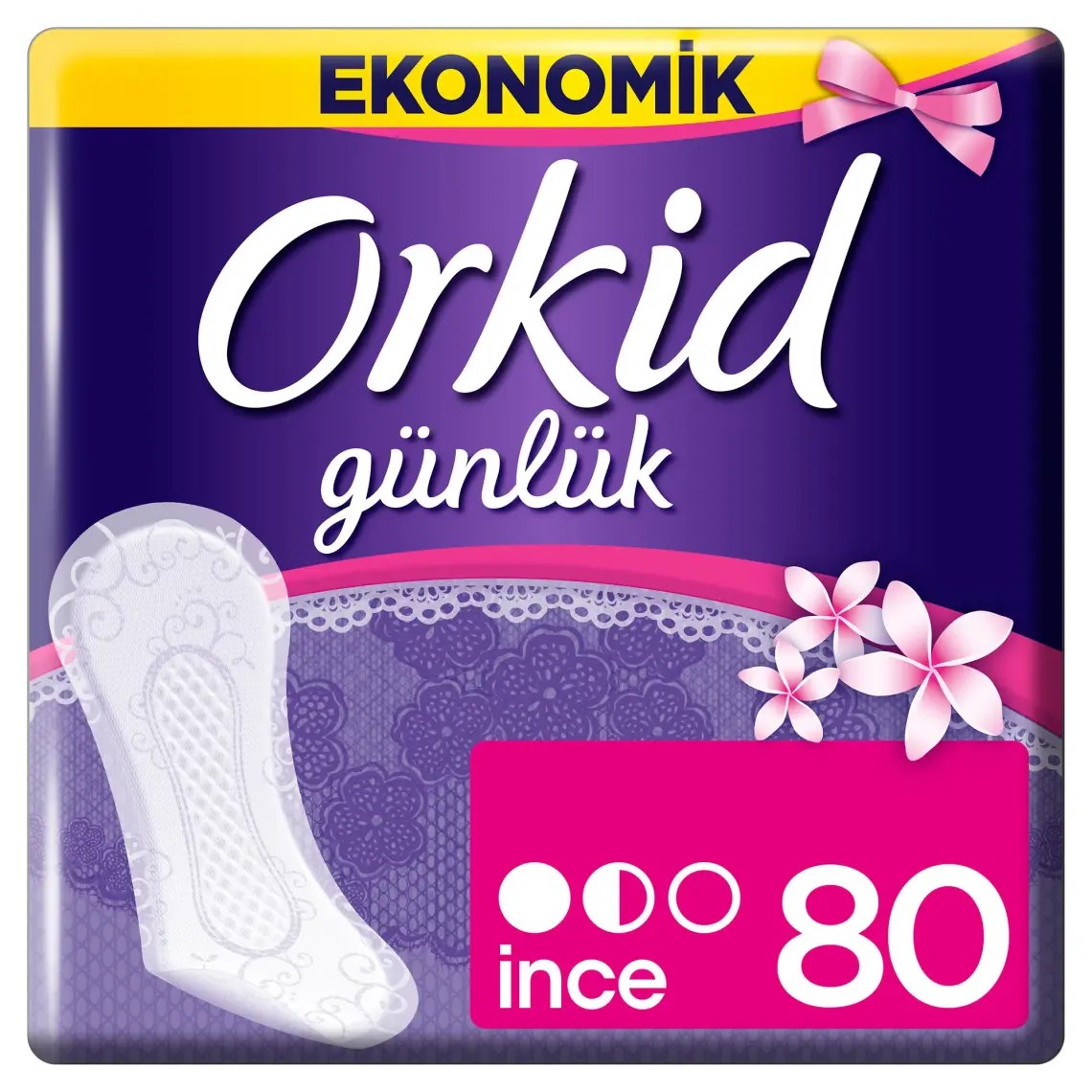 Orkid Yaprak Pamuksu Günlük Ped Deo Fresh Dev Ekonomi Paketi 80 Ped