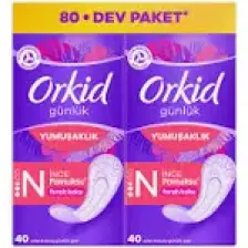 Orkid Yaprak Pamuksu Günlük Ped Deo Fresh Dev Ekonomi Paketi 80 Ped