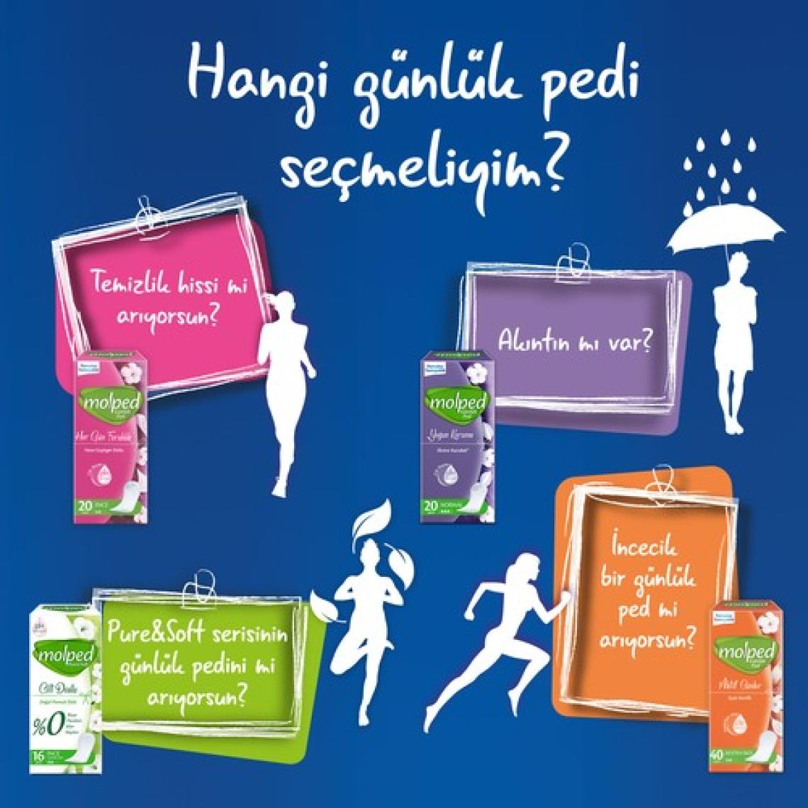 Molped İlk & Son Gün Günlük Ped 28'Li