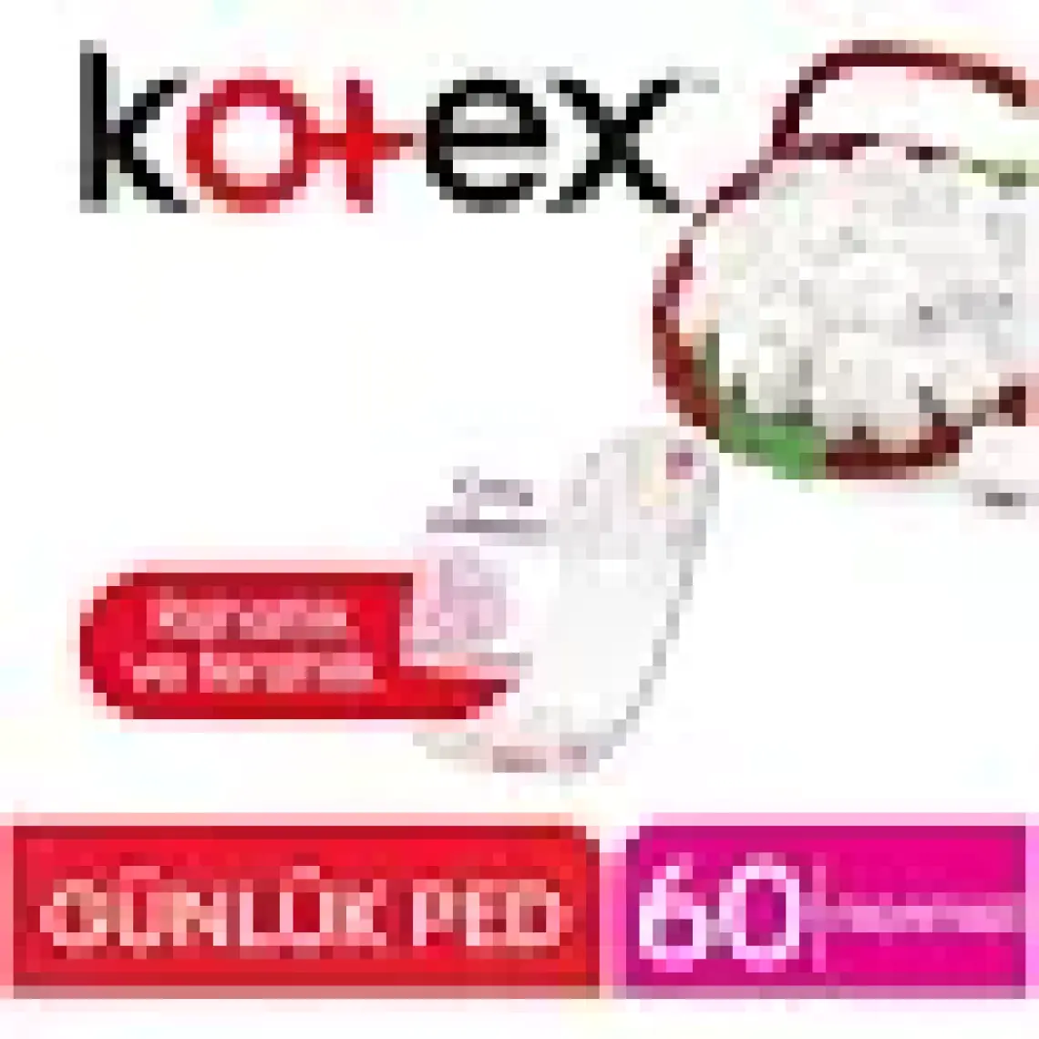 Kotex Normal Günlük Ped (60 Adet)