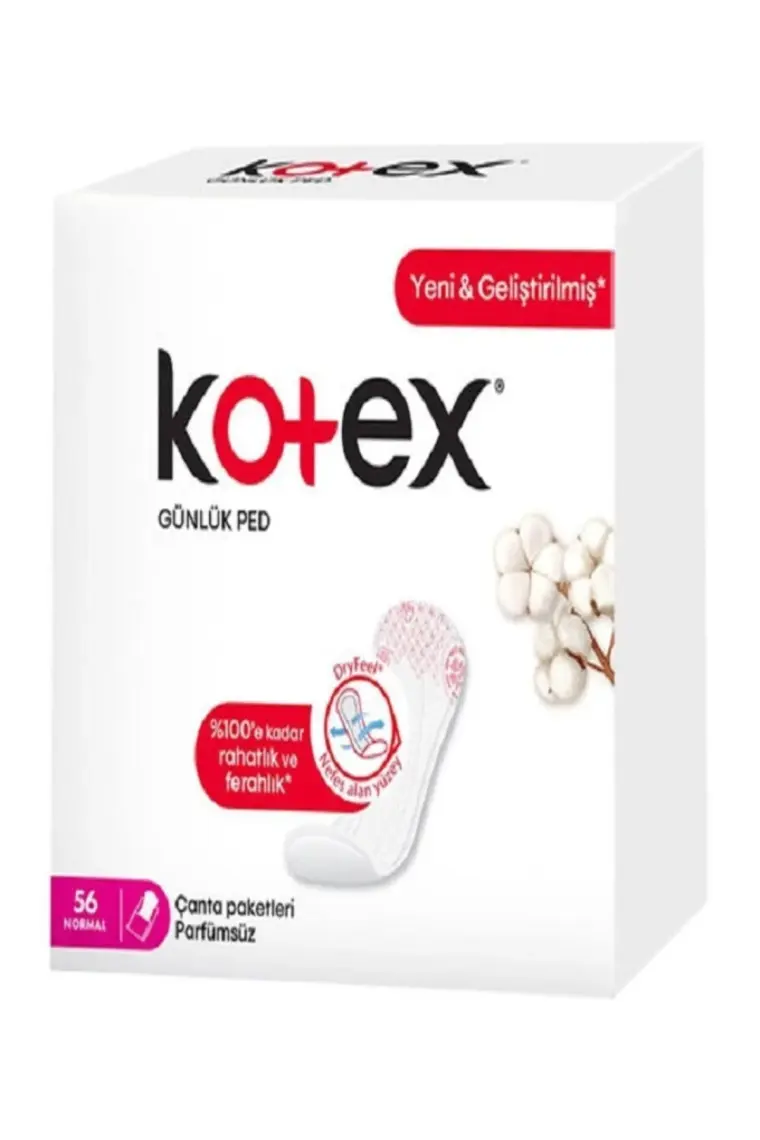 Kotex Normal Günlük Ped (60 Adet)