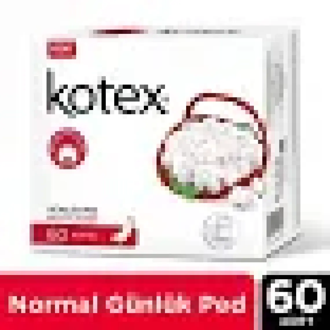 Kotex Normal Günlük Ped (60 Adet)