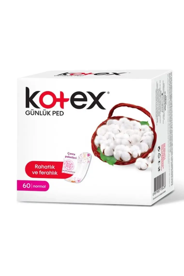 Kotex Normal Günlük Ped (60 Adet)
