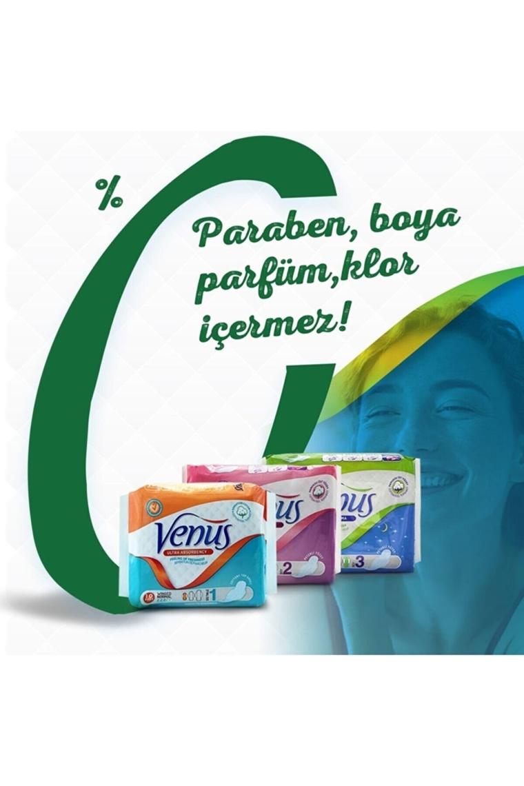 VENÜS HİJYENİK PED GECE 84 ADET (12 PAKET)