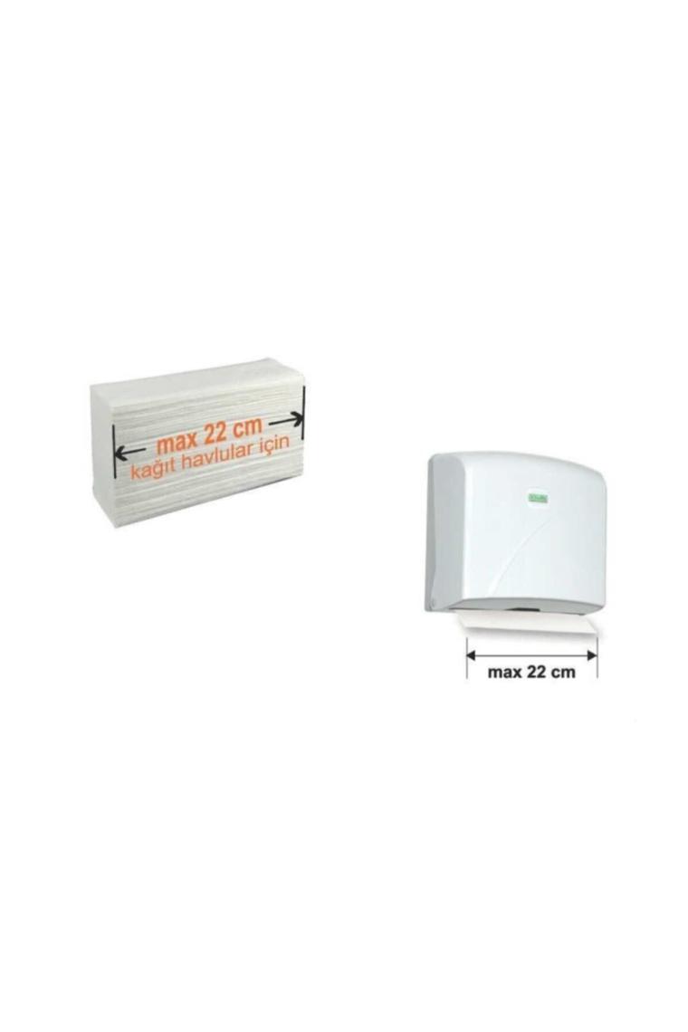 Z Katlı Kağıt Havlu Dispenseri Max 22 Cm 200 Adet Siyah K2b